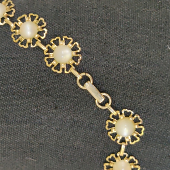 VTG Moonglow floral necklace #288 - Picture 4 of 6